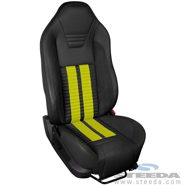 Screamin Yellow Airbag Seat Upolstery w/ Seat Foam
